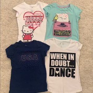 Size 6 girls t-shirt lot